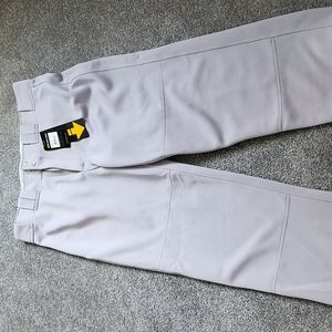 Men's gray long baseball pants
